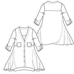 Fashion sewing patterns for LADIES Skirts Shirt 2818